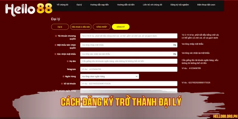 Cách đăng ký trở thành đại lý