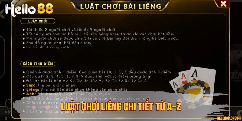 Luật chơi Liêng chi tiết từ A-Z