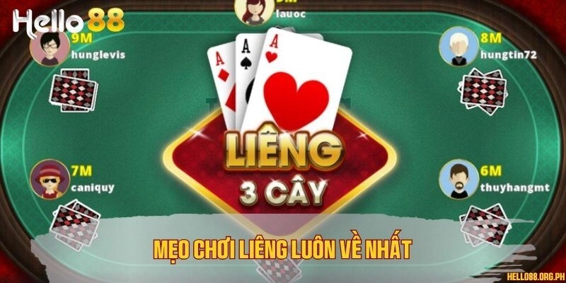 Mẹo chơi Liêng luôn về nhất