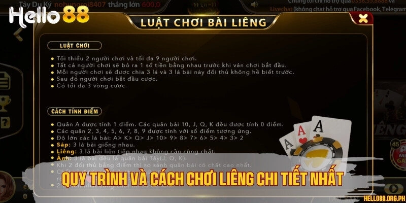 Quy trình và cách chơi Liêng chi tiết nhất