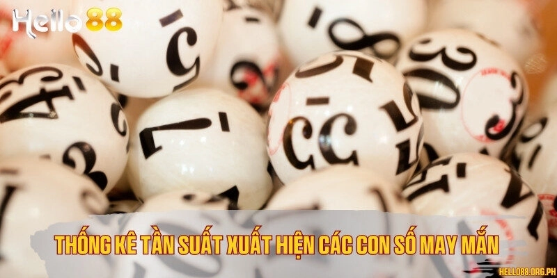 Thống kê tần suất xuất hiện các con số may mắn
